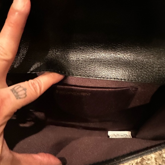 Black Clutch with Gold Accent - Picture 5 of 5